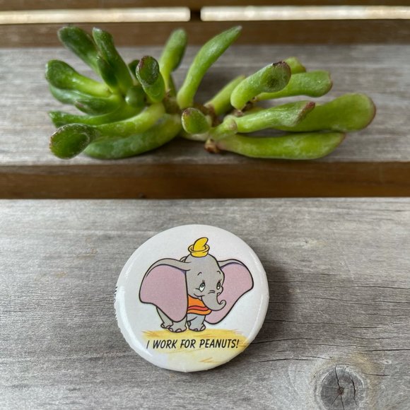 VINTAGE 80s 🐘 DUMBO + PINOCCHIO DISNEY PINS SET OF 2 . 1987 WALT DISNEY COMPANY - Picture 5 of 11